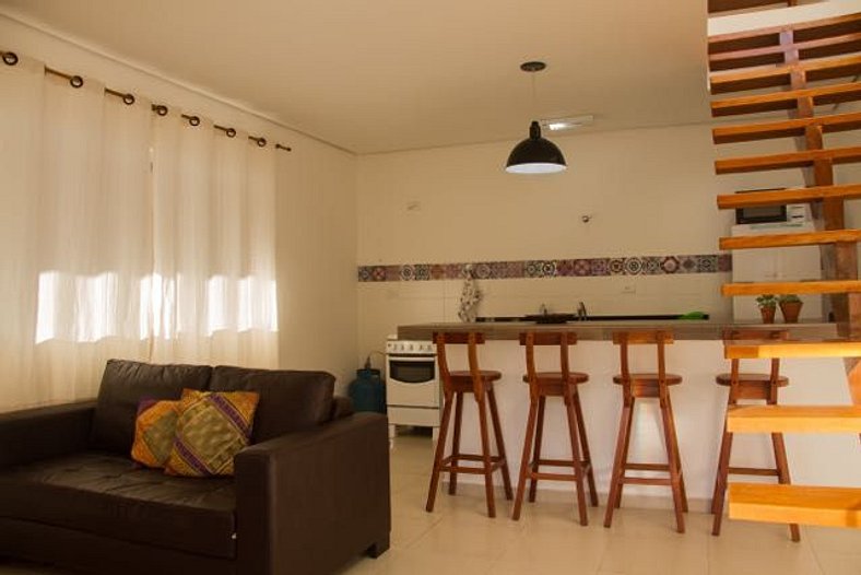 Vila Tiare 3 • 1 dorm • Casa nova e confortável em Maresias