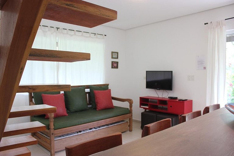 Vila Tiare 6 • 1 dorm • Casa nova e confortável em Maresias